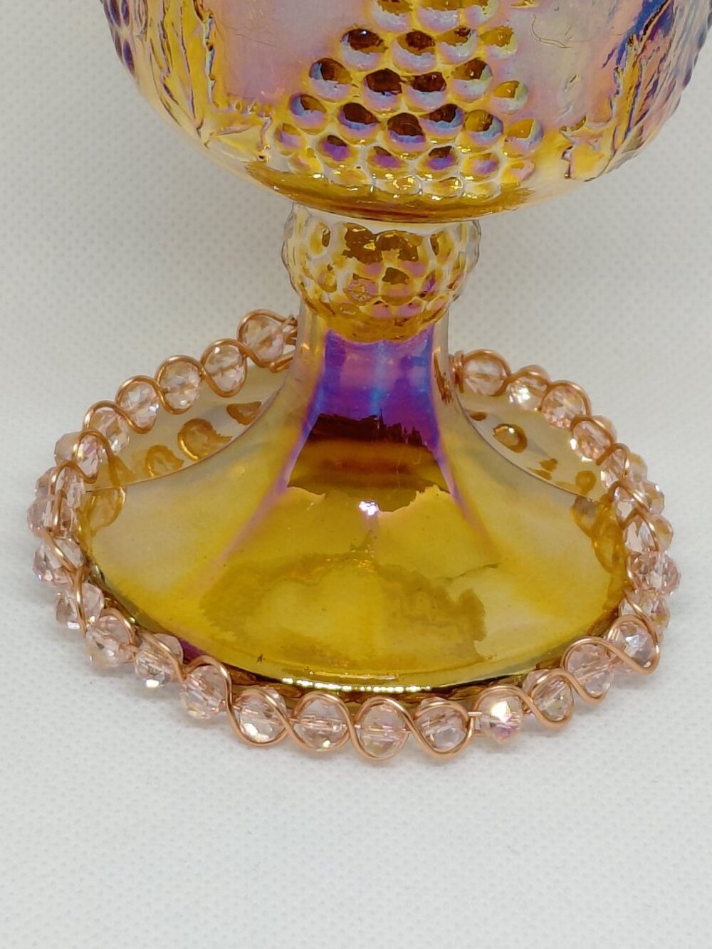 Artisan Vintage Marigold Collection Blush Rose Crystal Bracelet